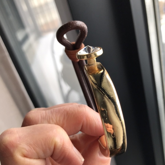 Coach leather and brass bracelet - Picture 11 of 16